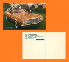 1974 FORD RANCHERO VINTAGE COLOR POST CARD - USA - SUPERB ORIGINAL !! - £6.77 GBP