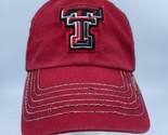Texas Tech TTU Hat Cap Red Black Double T Adjustable Forty Seven Brand NCAA - £8.67 GBP