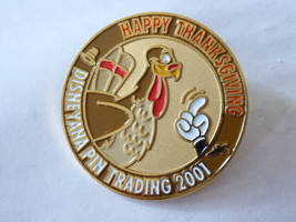 Disney Trading Pins 9968 Happy Thanksgiving Disneyana Pin Trading 2001 Fantasy - $7.69