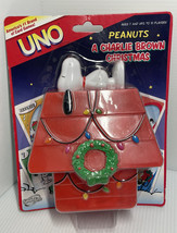 PEANUTS CHARLIE BROWN CHRISTMAS UNO NEW SEALED Snoopy&#39;s Doghouse Box 2007 - £36.71 GBP