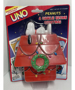 PEANUTS CHARLIE BROWN CHRISTMAS UNO NEW SEALED Snoopy&#39;s Doghouse Box 2007 - $46.74