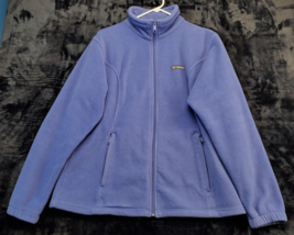 Columbia Jacket Womens Size XL Blue 100% Polyester Pockets Long Sleeve Full Zip - £15.60 GBP
