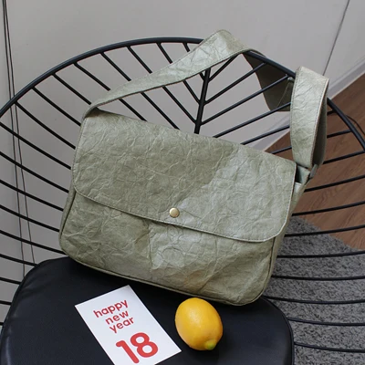 Women Handbags Shoulder Pack Crossbody Bags Fashion Tote Washing Kraft Paper Sat - £20.55 GBP