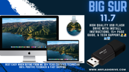 Mac OS X Big Sur 11.7 Bootable USB Flash Drive Install Upgrade Repair Re... - £23.50 GBP