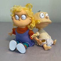LOT Applause Rugrats Angelica and Tommy Pickles Plush Doll Nickelodeon Vintage  - £16.69 GBP