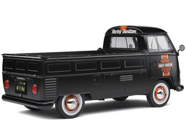 1950 Volkswagen T1 Custom Pickup Truck Matt Black with Orange Stripes &quot;H... - $95.31