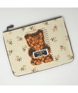 Coach Large Wristlet 30 With Vandal Gummy Chalk White Multi F76933 - $108.04 CAD