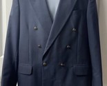 Oscar De La Renta Mens Sport Coat 42L Wool 3 Button Jacket Blazer Lined ... - $38.80