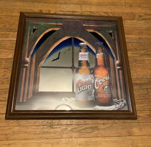 Coors Light Holloween Wall Sign Beer Picture Very Rare 25 1/2 X 25 1/2 Framed - £64.29 GBP