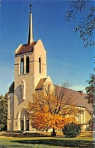 Muncie Indiana~St Marys Catholic Church Postcard - £7.07 GBP