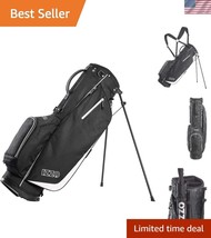 3.2 lbs Adjustable Dual Carry Golf Stand Bag with 4 Pockets &amp; Umbrella H... - $149.99