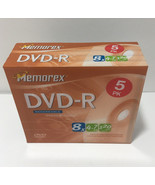 Memorex DVD+R 5 Pack 8X 4.7GB Media Discontinued Recordable 120 Min New ... - $15.15