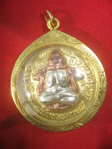 Holy Blessed Phra Pidta Pang-Pra-Karn Pendant Talisman Protect Lucky Tha... - £23.59 GBP