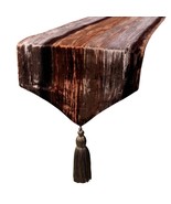 Ombre Brown - Brown Velvet Decorative Table Runner - $51.21+