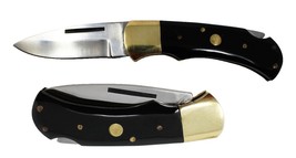 Horse Farrier Tool SS Lockback Folding Hunter Pocket Knife Set of 2 984113 - $16.82