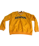 Vtg Gear For Sports Iowa Hawkeyes Pullover Windbreaker Jacket Men&#39;s L Ye... - $871.90 MXN