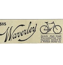 Indiana Bicycle Co Waverley 1894 Advertisement Victorian Bikes Boys Girl... - £7.81 GBP