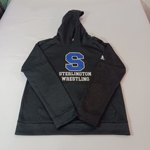 Adidas STERLINGTON WRESTLING Youth/Boy&#39;s XL Black Pullover Sweatshirt Ho... - $16.92