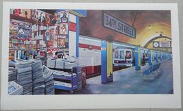KEN KEELEY "34th Street"  1995 HAND SIGNED NUMBERED SERIGRAPH LARGE WOW! - $470.25