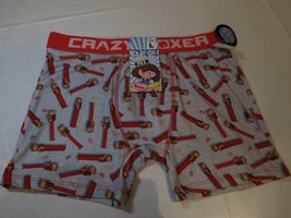 PEZ Crazy boxer shorts underwear mens lounge L large grey red cbpez01mnk... - $15.43