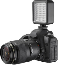 NEW Insignia NS-DVL64C1 Universal 64-LED On-Camera Video Light hot shoe mount - £7.36 GBP