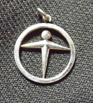 Manpower Logo Tiffany &amp; Co. Sterling Silver Pendant 1980  - £39.87 GBP