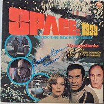 SPACE 1999 AUDIO STORIES ALBUM SIGNED X2 - Martin Landau, Barbara Bain  ... - £183.05 GBP