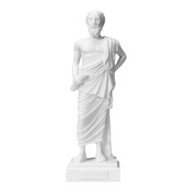 Epicurus Ancient Greek Philosopher and Sage Sculpture Statue Cast Marble - $39.18