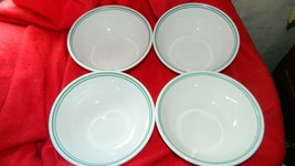 Corelle Corning Rosemarie Cereal Soup Bowls X 4 Gently Used Free Usa Ship - $28.04