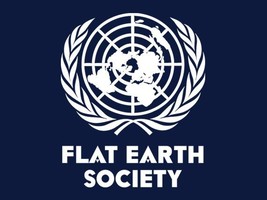  FUNNY TSHIRT Flat Earth Society T-Shirt Darwin Science Fiction Mens Tee... - £10.23 GBP