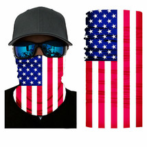 American Flag Neck Gaiter, Protective Face Mask Reusable Bandana Washabl... - £7.54 GBP