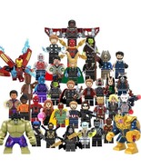 37pcs Superhero Avengers Infinity War Thanos Hulk Iron Man Loki Minifigures - $62.99