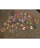 43 PC Jewelry Making LOT Bears Feet Heart Resin Craft Charms DIY 1-2 Inch - $20.57 CAD