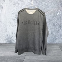 Adidas Sweater Shirt Mens Size M Gray Long Sleeve - £16.02 GBP