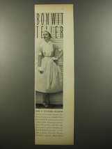 1954 Bonwit Teller Reid &amp; Reid Blouse and Skirt Ad - Bib &amp; Tucker Junior - $18.49