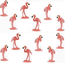 Doll House Shoppe Toy Pink Flamingo Set/12 SL344822 Micro-mini Miniature Animal - £14.39 GBP