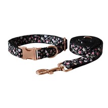 Stylish Floral Pet Leash and Collar Set - £15.59 GBP+