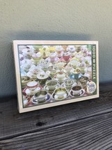 Unopened Cobble Hill 1000 Piece Jigsaw Puzzle "More Teacups" - $20.00