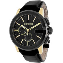 Gucci Men&#39;s G-Chrono Black Dial Watch - YA101203 - £1,038.46 GBP