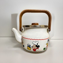 Vintage Walt Disney Productions Mickey Minnie Mouse Donald Tea Pot Kettle - $48.19