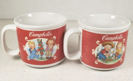 2002 Campbell Soup Co. Mug Produced For Harvest Gift Products Set of 2 - $19.46