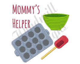 Mommys Helper - Machine Embroidery Design - £2.78 GBP