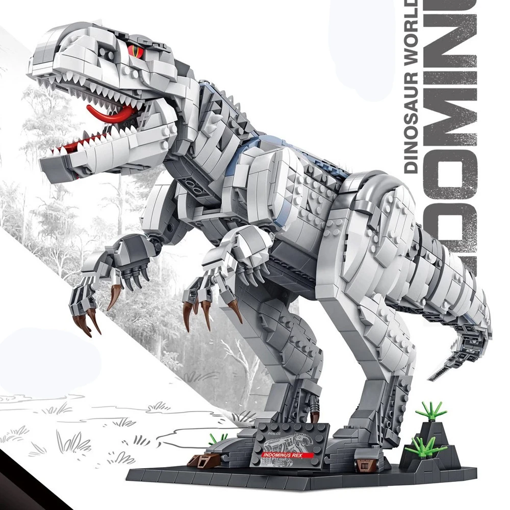 Jurassic Park T-Rex Dinosaur World Building Blocks,Compatible IDEAS 76956 - £35.81 GBP+