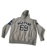 Vtg Playerz 69 hoodie, Gray Lowrider  90s hip-hop Sweater 1990s size 2XL... - $2,170.53 MXN