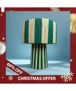 Handmade Raffia Lampshade, artistic Table Lamp Shade, Moroccan lamp  - $3,544.50 MXN