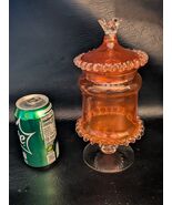 Watford Murano Italiano Vetro Artistico con Coperchio Arancio Caramelle ... - $202.91 CAD