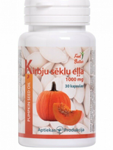 Pumpkin oil functioning of the cardiovascular system, liver, kidneys 30 caps. - £25.21 GBP