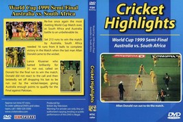 Australia Vs South Africa World Cup SEMI-FINAL Cricket Dvd 1999 97MINS Color - £10.03 GBP