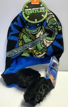 Teenage Mutant Ninja Turtles LIGHT UP LEONARDO Peruvian Stocking Hat Gre... - £11.66 GBP