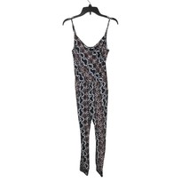 Veronica M Bias Tank Jumpsuit In Mikael Snake Reptile Print Women Size X... - £31.10 GBP